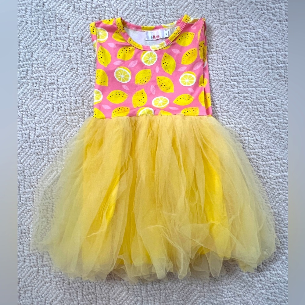 Mila and Rose tutu dress with lemons